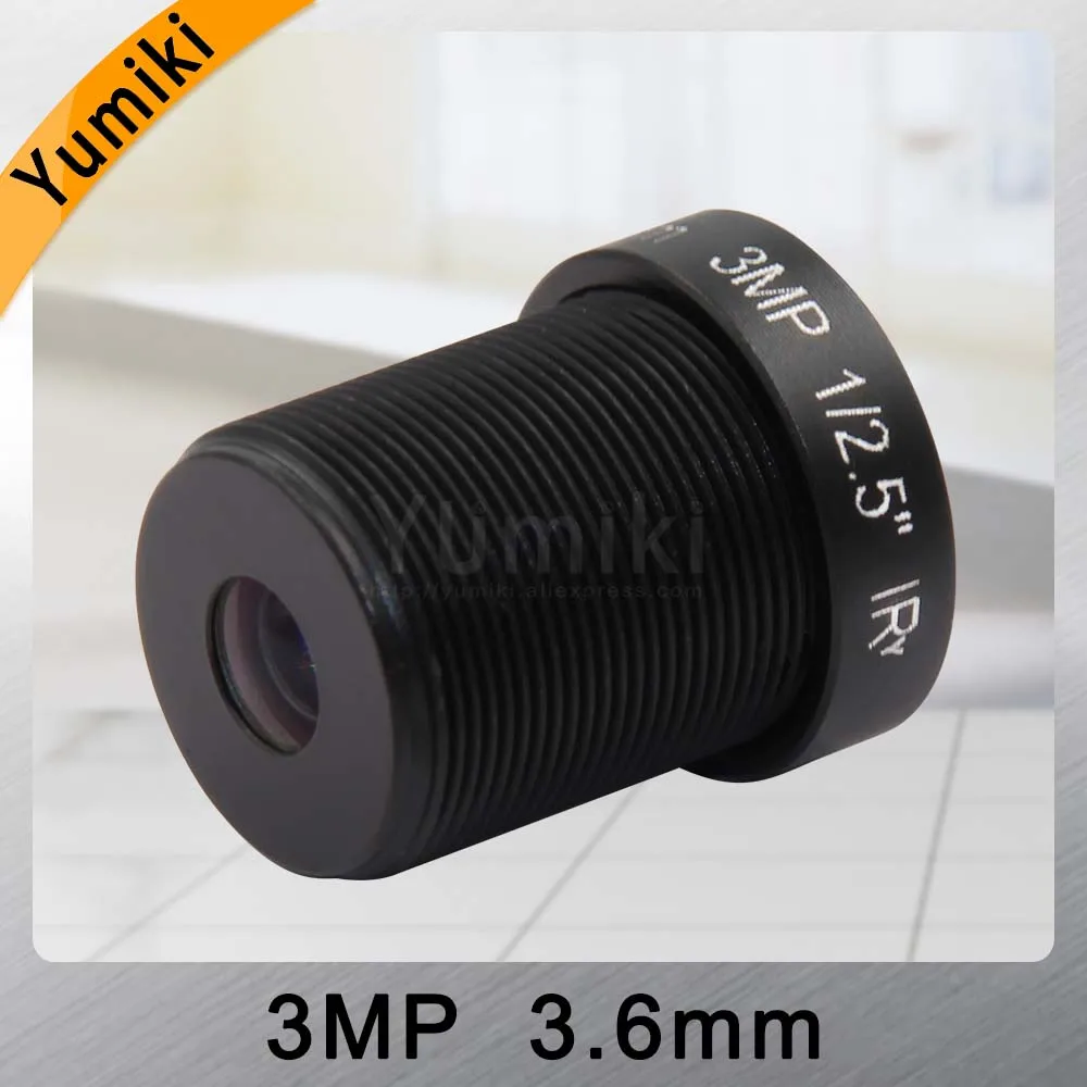 Yumiki 3 0 мегапикселей M12 MTV 6 мм 3MP HD CCTV объектив ИК камеры безопасности с