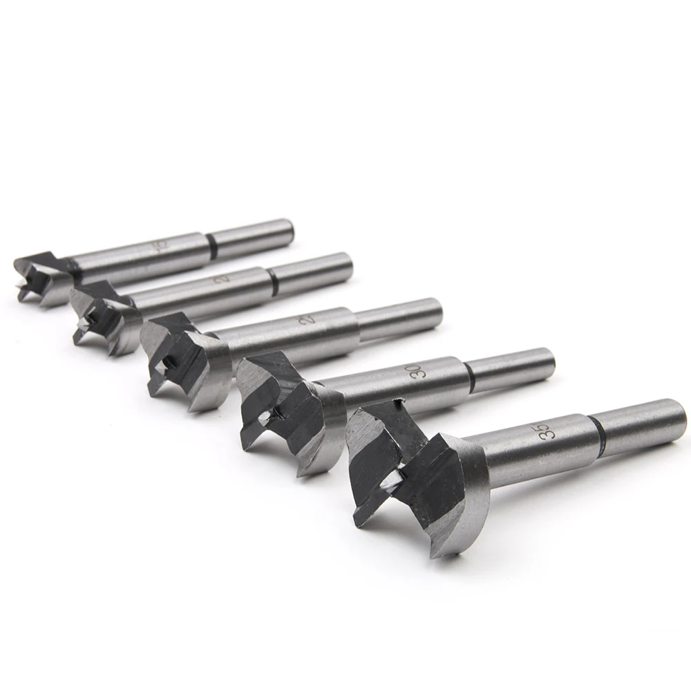 Набор сверл Forstner комплект из 15 35 мм с круглым хвостовиком для дерева|hinge boring|drill bit