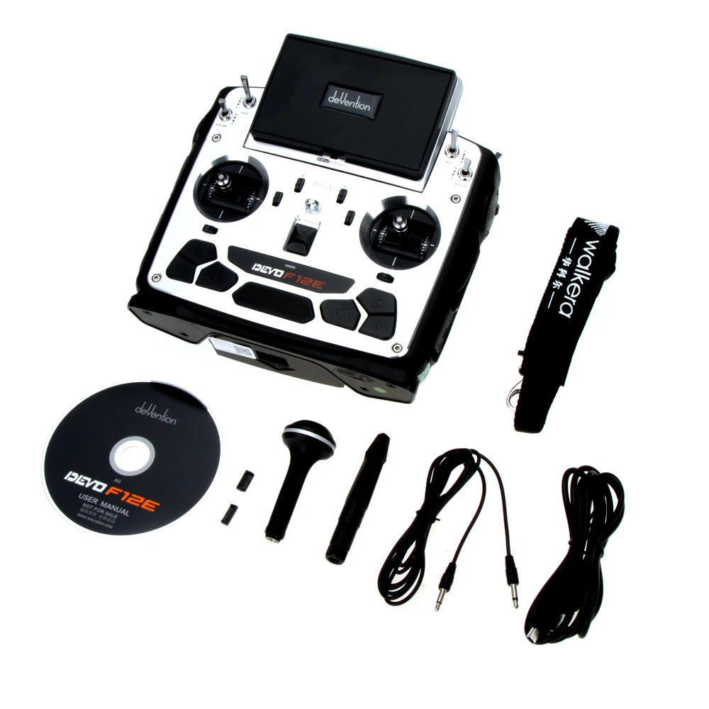Walkera DEVO F12E Perfect FPV 12ch RC трансимиттер с 5-дюймовым ЖК-экраном Mode1/2 поддержкой 2 4 ГГц/5 8