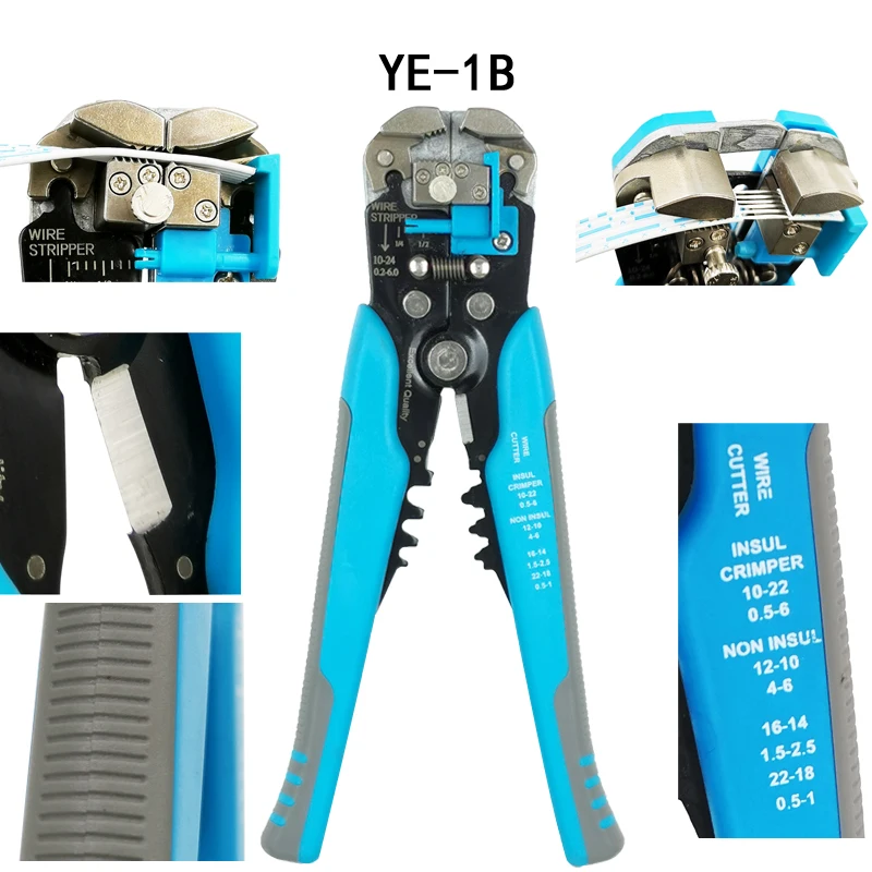 SN-48BS crimping pliers 6 jaws kit for TAB 2.8 4.8 6.3/C3 XH2.54 3.96 2510/tube/non insulation terminals electric clamp tools |