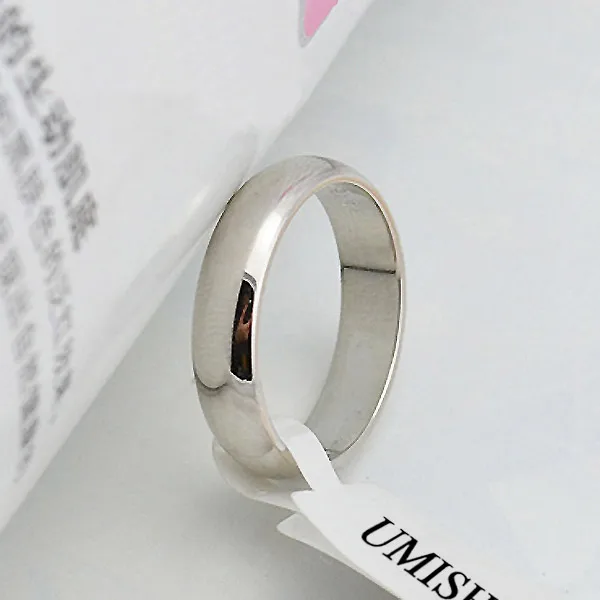 Простые круглые мужские кольца женские Розовое золото Цвет Свадебные Кольца для