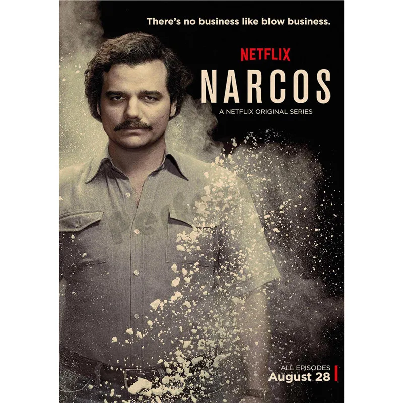 Narcos украшение для домашнего интерьера Крафт Фильм плакат рисунок core наклейки на стену