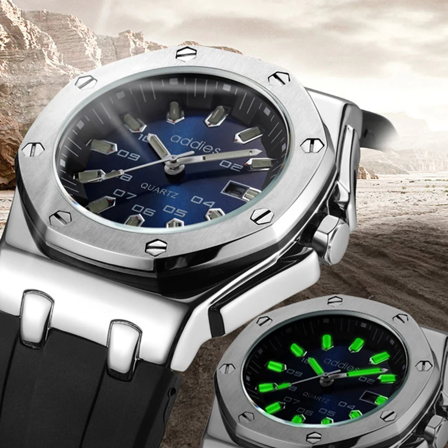 Часы ADDIES мужские спортивные армейские кварцевые|Кварцевые часы| |