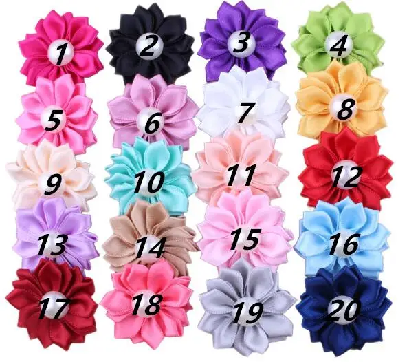 20color New Stylish Flower pearl Girls Hair Clips Painting Print Rose Hairpins Pink Hairgrip Accessories Haarklem | Детская одежда и