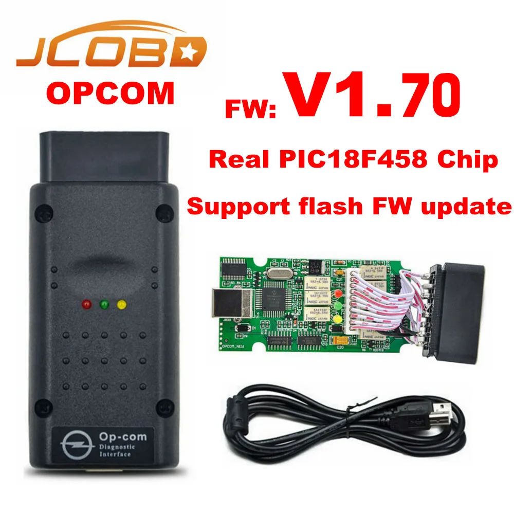 2017 Последняя версия OPCOM V1.70 прошивки + качество OP-COM для Opel диагностический