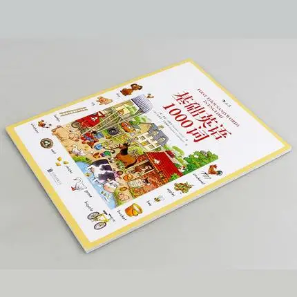 Новинка Лидер продаж книга с тысячами слов на английском языке детская словами