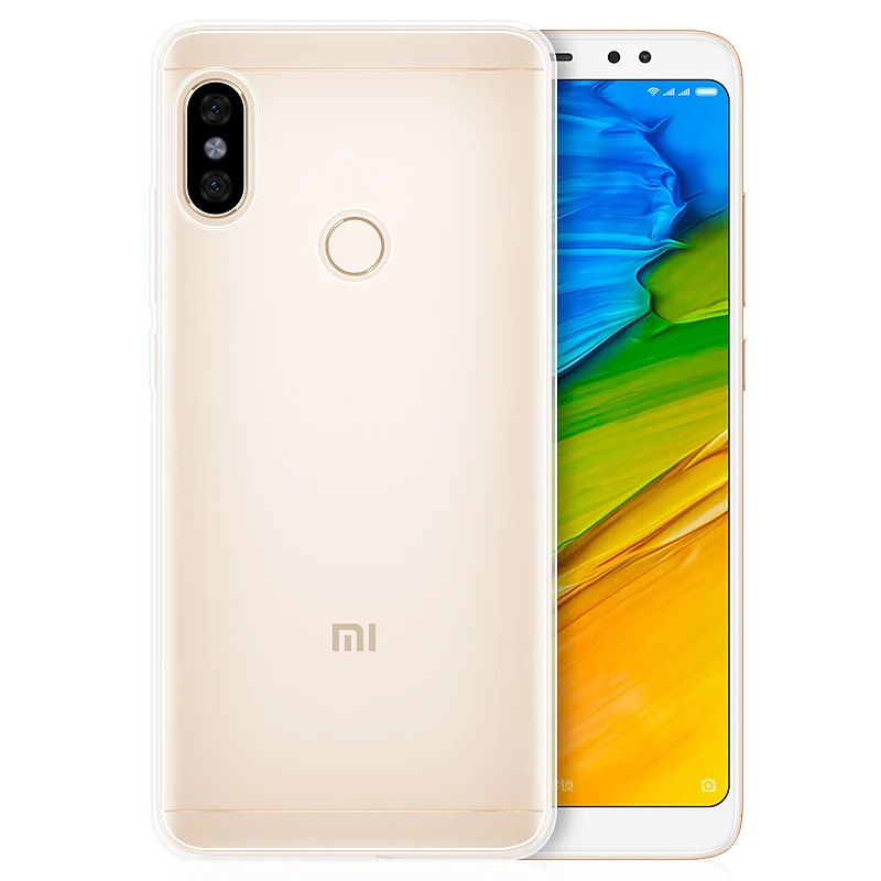 Высококачественный ТПУ чехол для Xiaomi Redmi Note 5 Pro прозрачный мягкий силиконовый