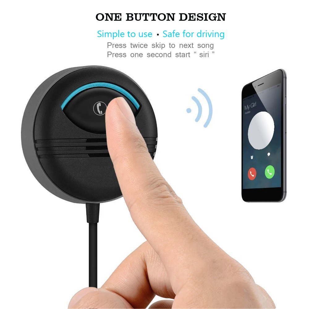 Шумоподавляющий беспроводной автомобильный комплект Bluetooth 4 1 с громкой связью mp3