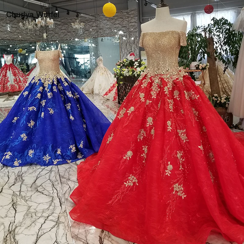 LS68870 красное свадебное вечернее платье 2019 с открытыми плечами кружевной вырез