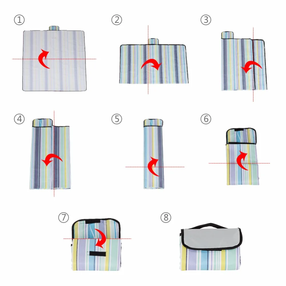 Открытый Пикник складной туристический коврик Водонепроницаемый спальный