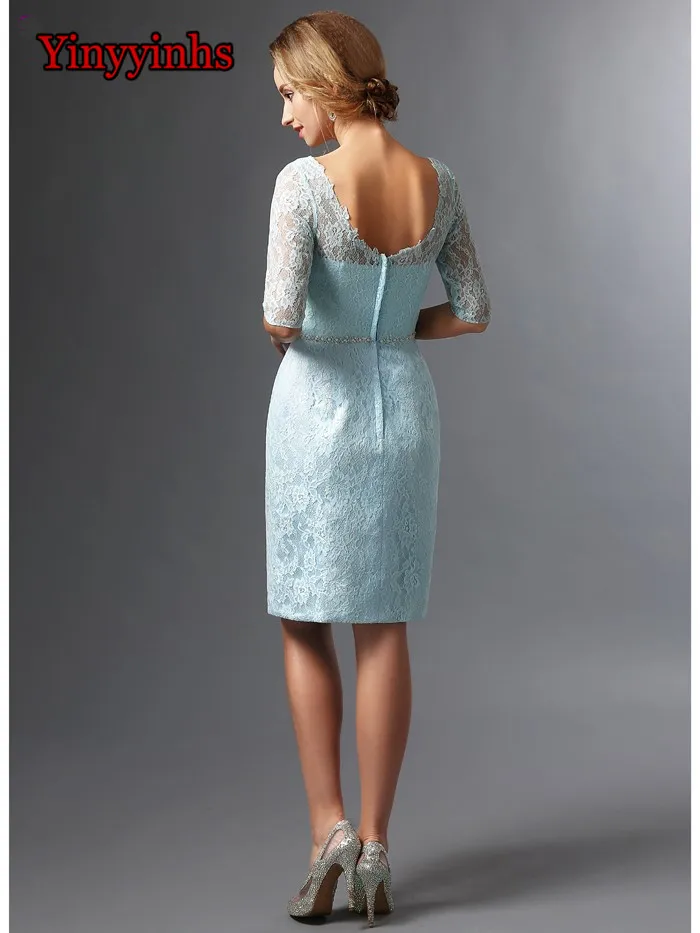 Vestido De Madrinha 2020 платья для матери невесты длиной до колен 2 штуки кружевной с