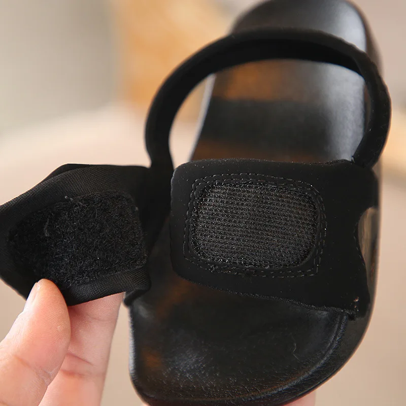 Сандалии Детские с наклейками Простые Модные босоножки для мальчиков и девочек