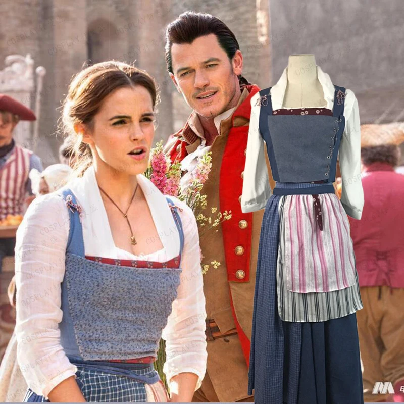 Костюм принцессы Белль из фильма Красавица и Чудовище полный комплект для