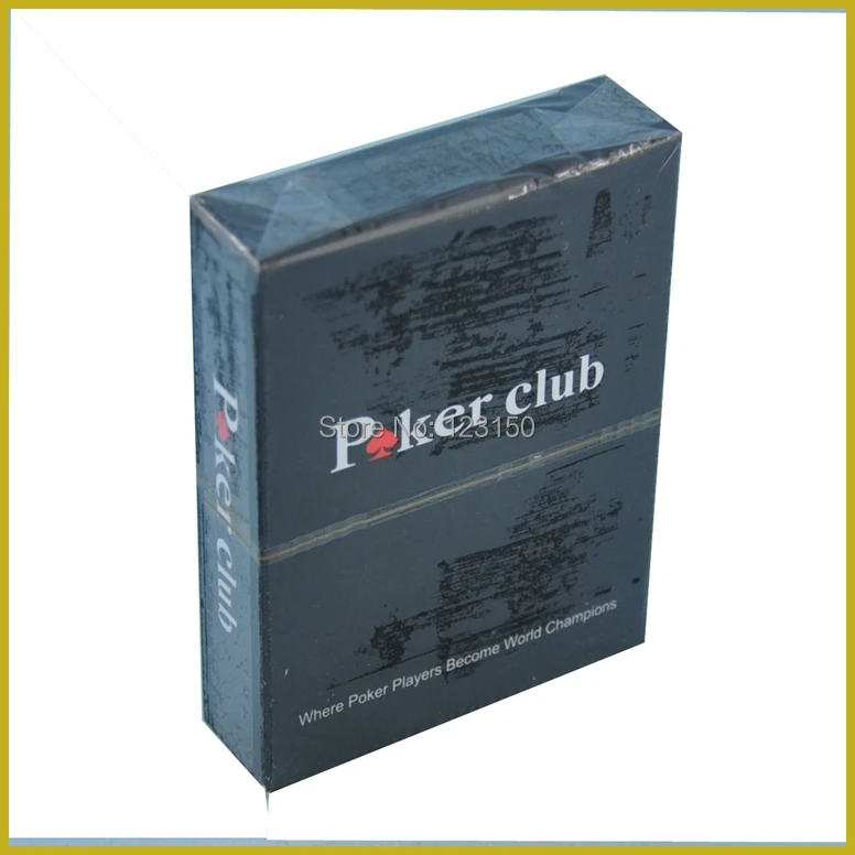 

PC-001 Plastic Playing Card, Poker Club, Big Face, Blue and Red with smooth Back, 63*88MM