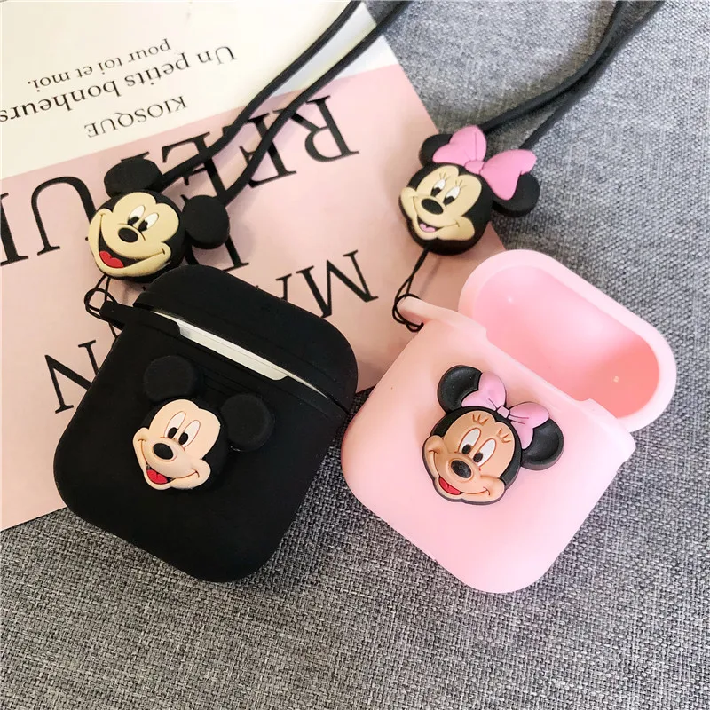 Новейший мягкий силиконовый чехол для Apple Airpods, ударопрочный чехол для Apple, гарнитура для Airpods, чехлы, милый Защитный Чехол Air Pods