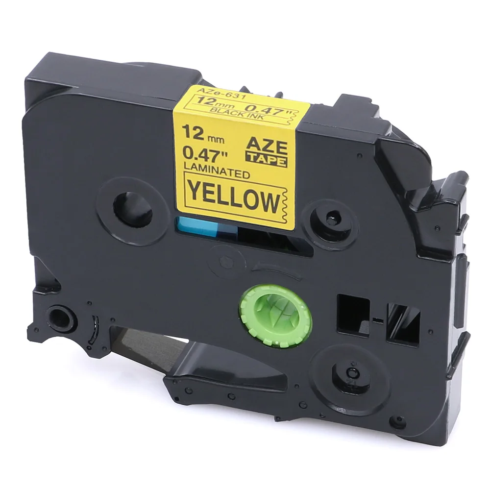 Unistar 3 шт. этикетки совместимые с Brother Label Maker TZ Tape 12 мм TZe531 TZe631 Tze731 комбинированный