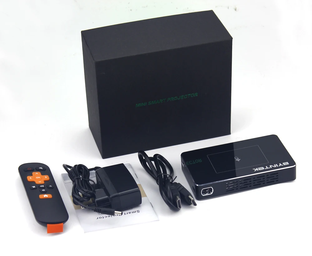 BYINTEK НЛО T11 Портативный умный дом Театр карман ОС Android Wifi Mini светодиодный hd