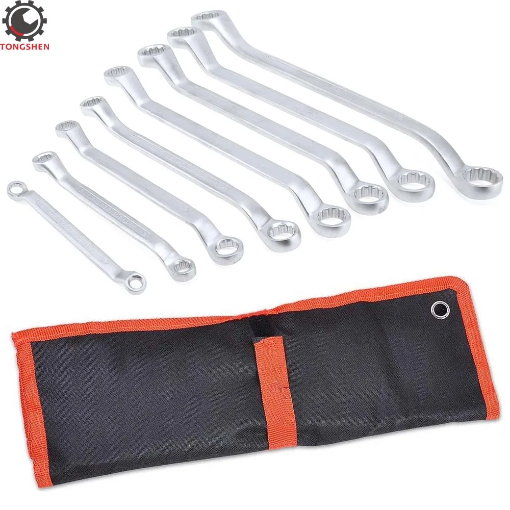 Набор гаечных ключей 8 шт. комплект метрических комбинированных с двумя кольцами