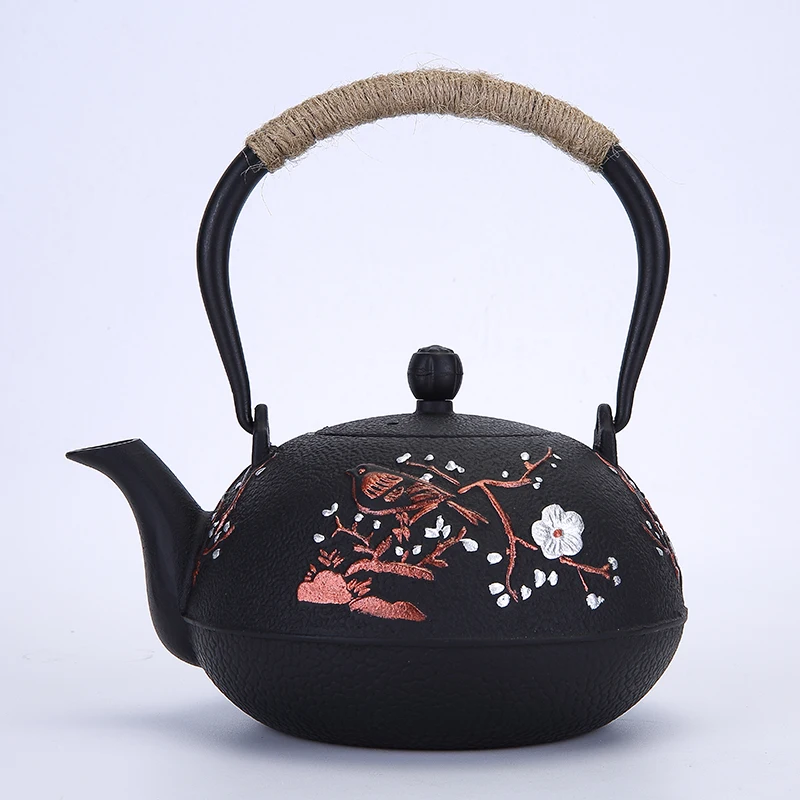 

Japan Southern Cast iron kettle old iron pot shells Japanese tea pots health boiler scale iron pot 1000ml/ 1200ml