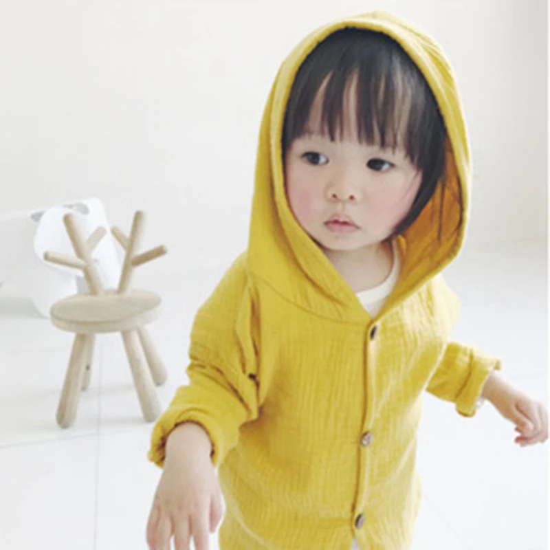 Детское пальто Куртка для девочек Хлопковая верхняя одежда с длинными рукавами и