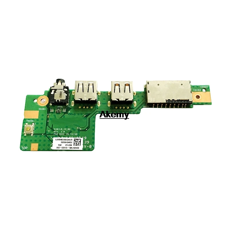 New Original For Asus K401UQ_IO_BD K401LB_IO_BD FOR K401L K401LB K401U K401UQ K401UB USB AUDIO POWER BOTTON SD card BOARD | Компьютеры и