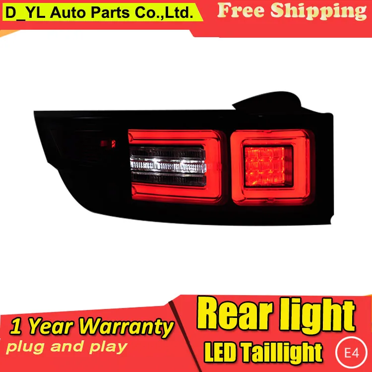 

Car Styling Tail Lamp for Land Rover Evoque LED Tail Light 2013-2015 New Altis LED Rear Lamp LED DRL+Brake+Park+Signal Stop Lamp