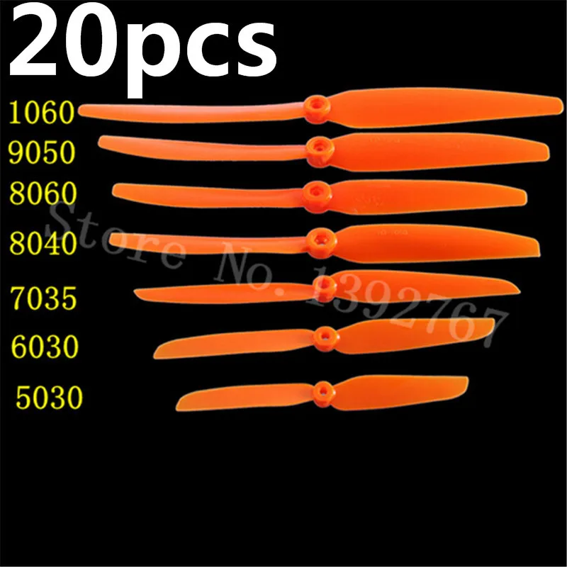 20 шт./лот Радиоуправляемый вертолет самолёт EP 8060 / 7035 8040 9050 пропеллеры для