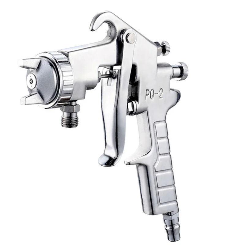 

PQ-2 Spray Tool Suction Feed Paint Spray Gun Sprayer 1L Pot Nozzle 2mm Fit 1/4" Air Hose