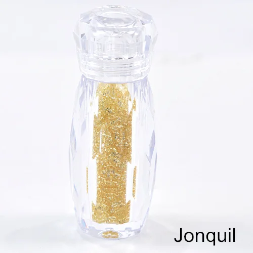 Jonquil 1 бутылка Кристальный гравий многоцветный Мини Pixie стразы горячей фиксации Стразы кругу проложен Микро Циркон блеск для ногтей украшение B3760 - Цвет: Jonquil