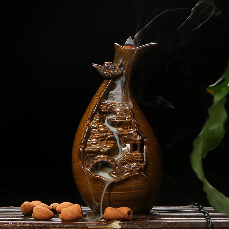 Специальный античный керамический ароматический масляный горелка башня