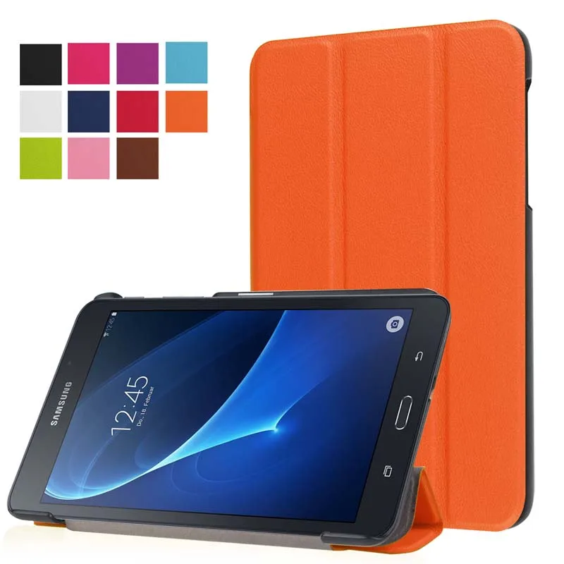 Ультратонкий чехол-книжка Custer с 3 папками и подставкой из искусственной кожи