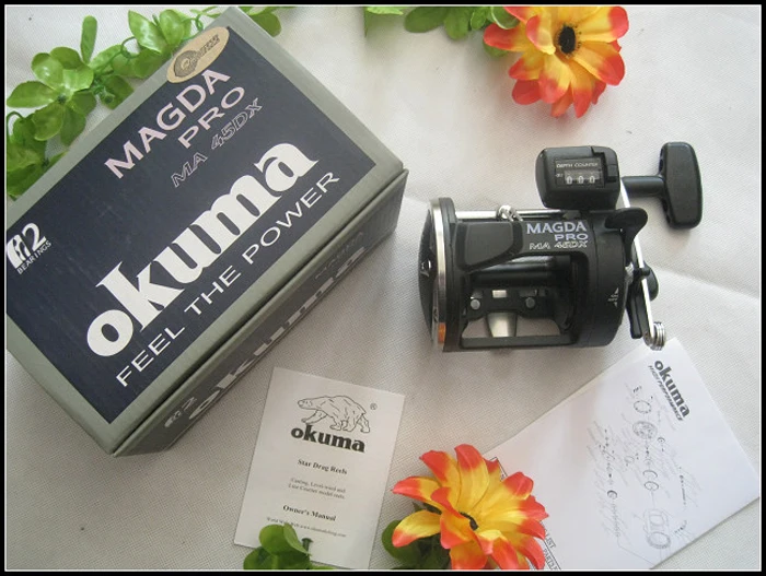 Катушка рыболовная Okuma Magda бобина для заброса приманки подвижного барабана