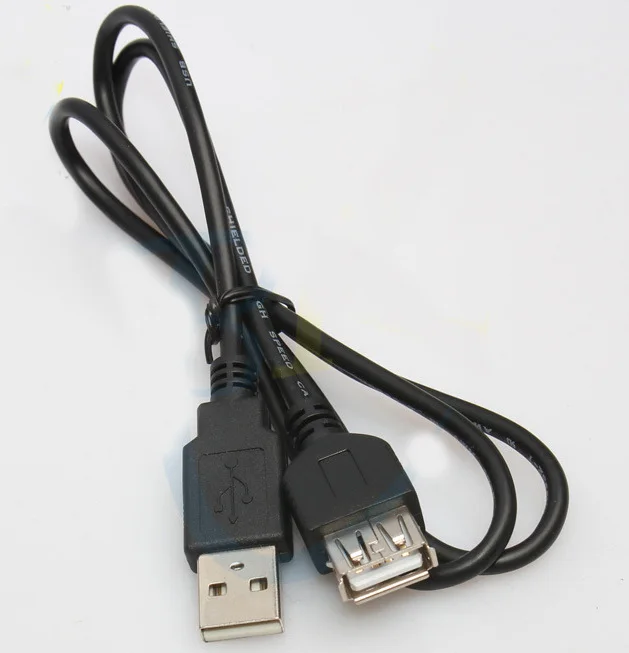 Высококачественный медный кабель удлинитель 200 шт./лот 0 8 м USB 2 штекер гнездо|usb 2.0