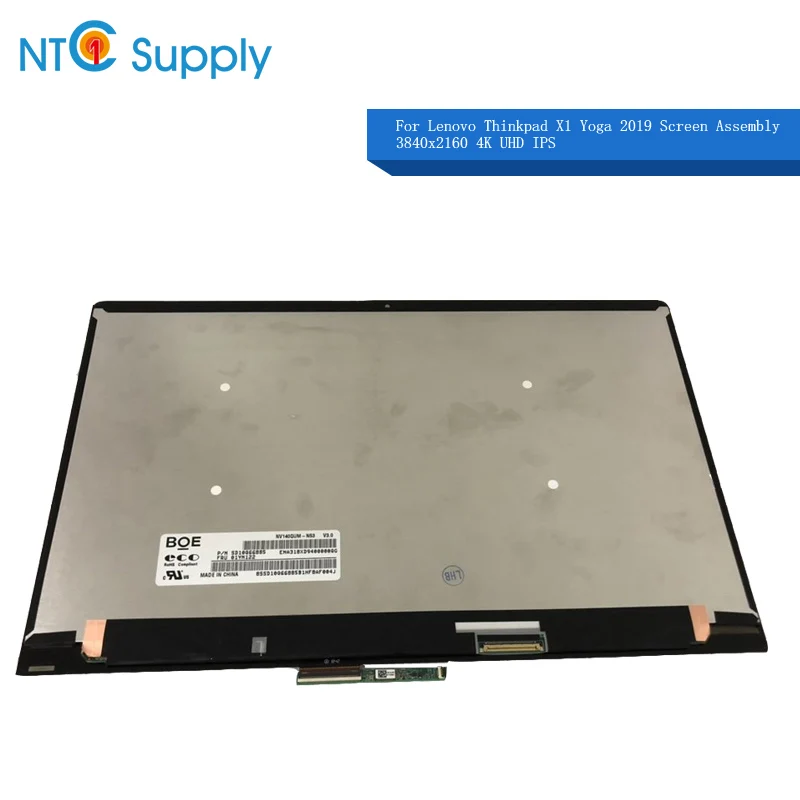 MEIHOU для Lenovo Thinkpad X1 Yoga 2019 NV140QUM N53 P/N:SD10Q66885 01YN122 14 0 дюймов 4K UHD IPS ЖК сенсорный экран в