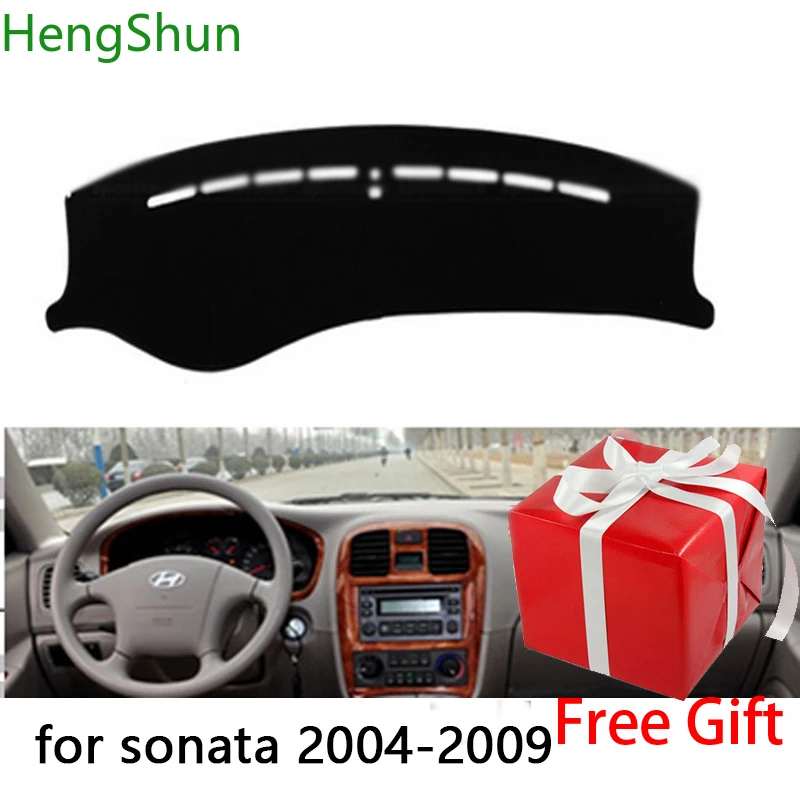 Для Hyundai Sonata Sonica 2004 2009 Автомобильный Стайлинг Даш коврик наклейка на приборную