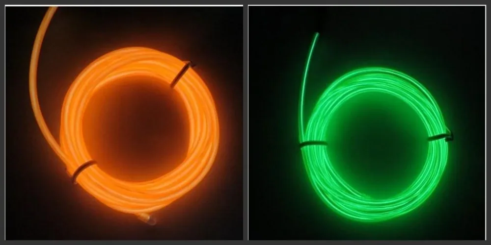 12 В Гибкая неоновая водонепроницаесветодиодный светодиодная гирлянда s EL