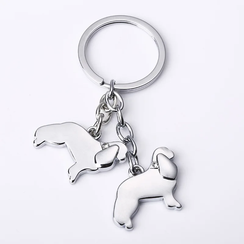 12 шт./лот брелок для ключей в виде собаки | Украшения и аксессуары