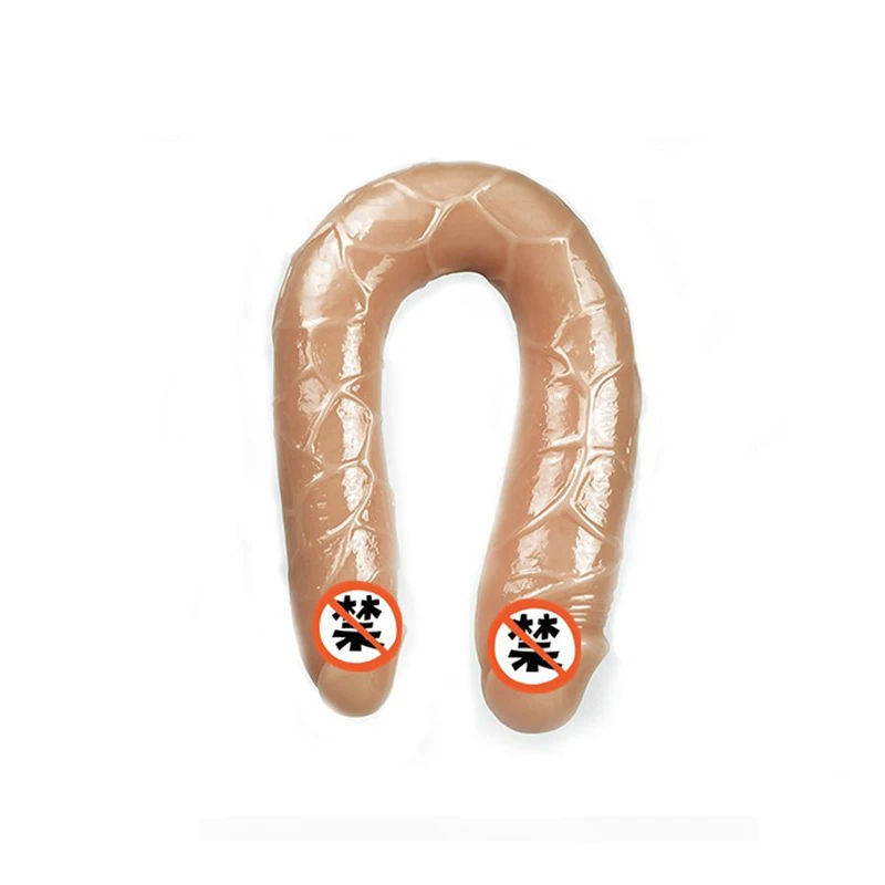 Female Double-head Simulation Penis Adult Products Masturbation Device Silicone Double-headed Snake GM-20 | Красота и здоровье