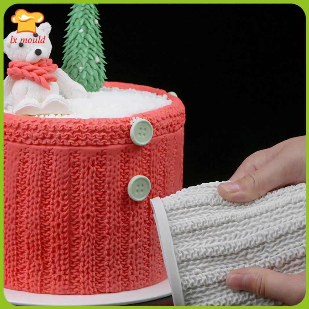 Форма силиконовая для вязания свитера текстурная форма выпечки и изготовления