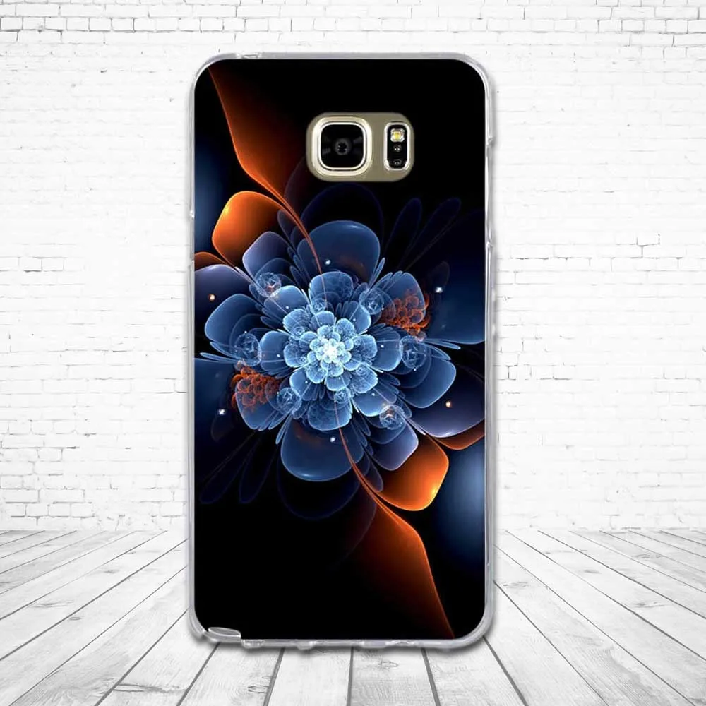Роскошный чехол для Samsung Galaxy Note 5 Мягкая силиконовая задняя крышка с 3D принтом Note5