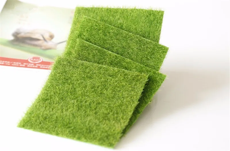 Поддельный мох миниатюрный садовое Украшение DIY гриб ремесло горшок Фея искусственный газон трава для свадьбы Рождество вечерние украшения