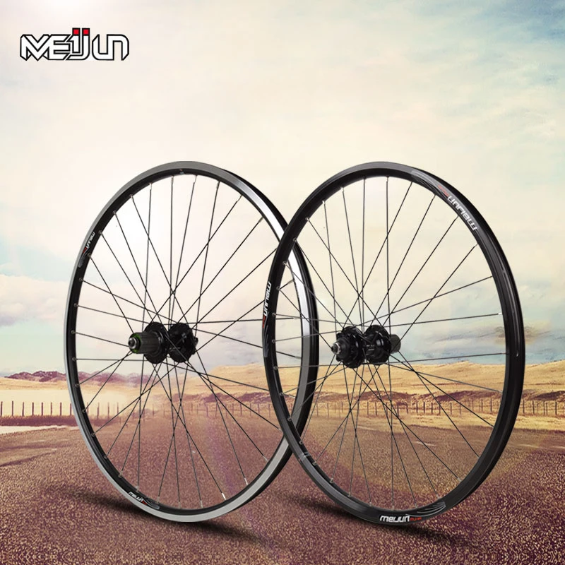 

26 inch 32 hole V brake / disc brakes dual wheel bearing hubs MTB Mountain Bikes Bicycles Wheel Wheelset Hubs Parts