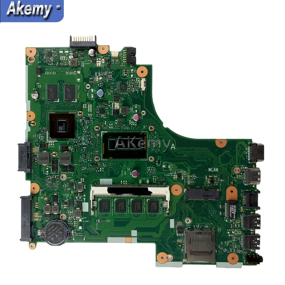 AK X450LD материнская плата для ноутбука For Asus X450LC X450LB тест оригинальная 4G RAM I5-4210U -