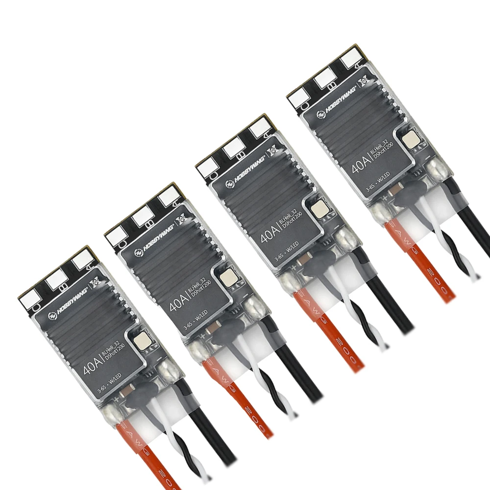 4 шт./лот Hobbywing XRotor Micro DShot1200 30A/40A BLHeli_32 для FPV бесщеточный ESC Квадрокоптер гоночный