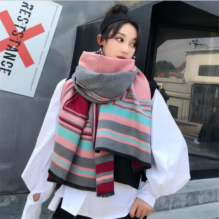 Женский шарф Сезон осень-зима женские шарфы палантин шаль на среднем устойчивом