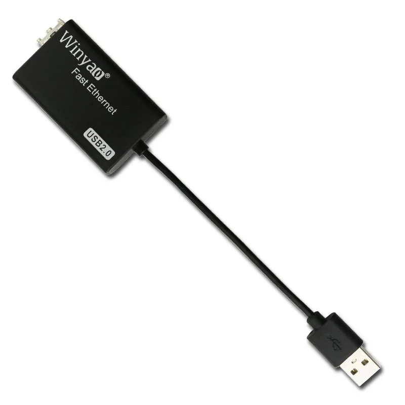 Winyao USB100FX USB2.0 To 100FX Настольный сетевой адаптер для Ethernet-AX88772 NIC ПК MacBook Air ноутбук |