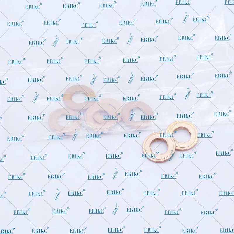 ERIKC 9001-850A топливный двигатель впрыска запасных частей медное Кольцо Толщина = 2 мм Форсунка сопла тепловой щит 9001 850A/9001850A