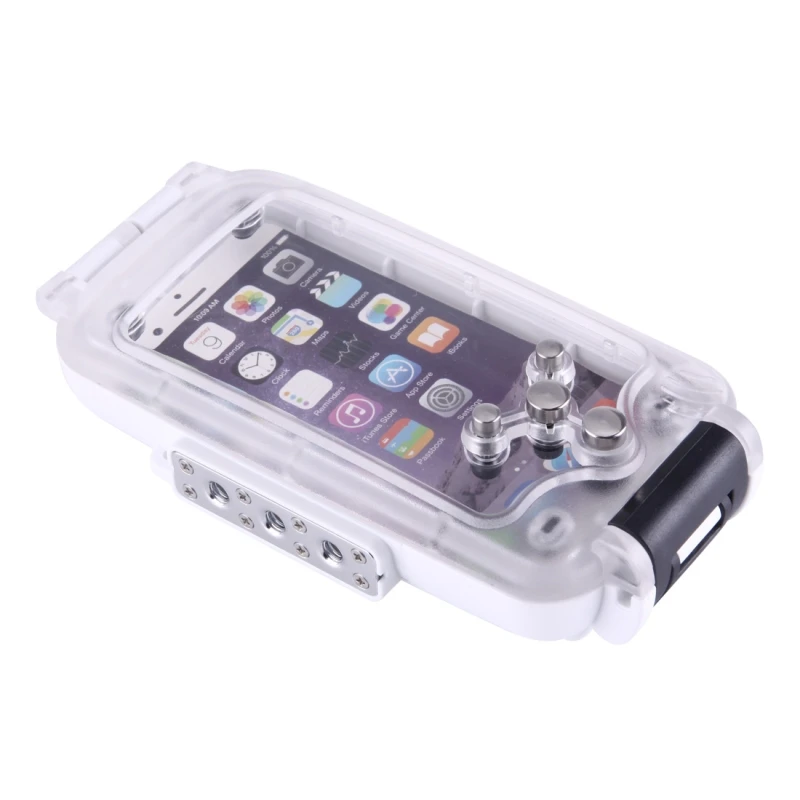 For iPhone 8 Plus Case Water Proof Underwater 40m Waterproof Diving Housing PC + ABS Protective 6s 7 Coque | Мобильные телефоны и