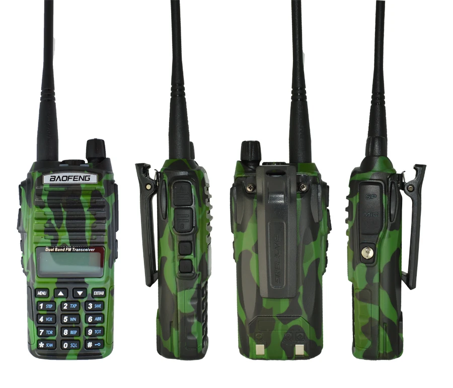 2 шт./компл. Baofeng UV-82 иди и болтай Walkie Talkie UV 82 Портативный двусторонней радиосвязи Dual PTT Любительское радио, Си-Би радиосвязь радиостанции УКВ UV82 охотничий оптический трансивер
