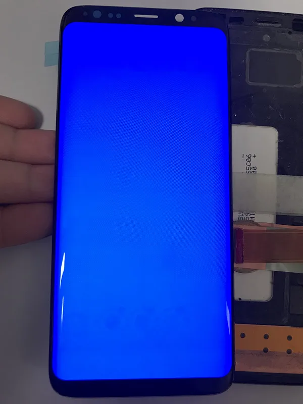Сжигаемый в тени ЖК s для samsung Galaxy S8 G950U ЖК-дисплей с рамкой сенсорный экран дигитайзер супер AMOLED